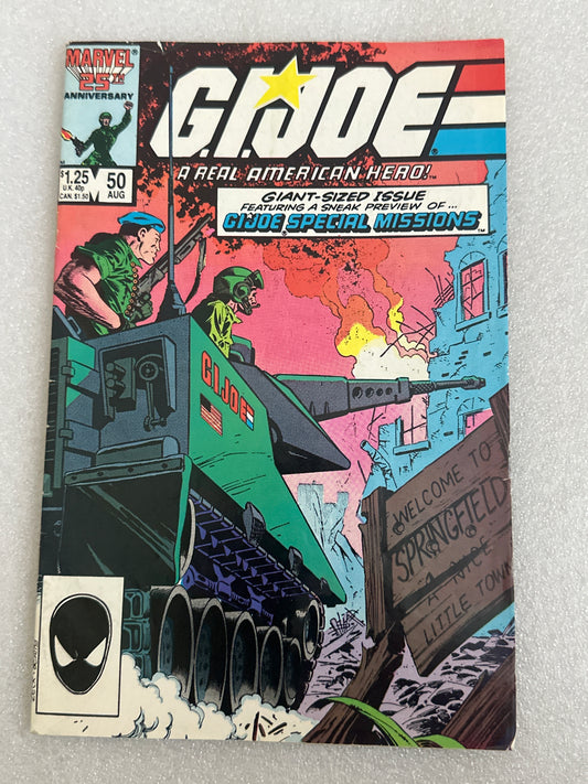 G.I. Joe #50 Marvel 1986