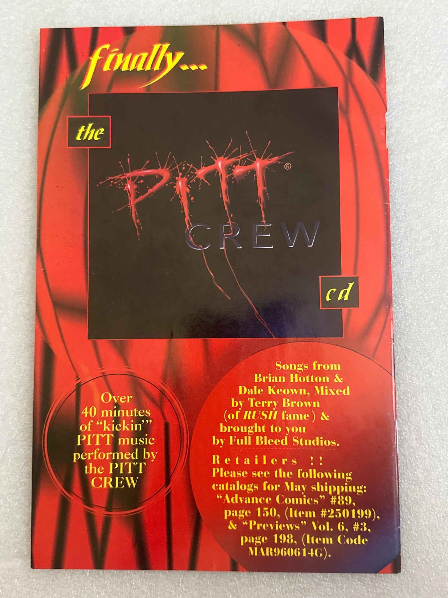 Pitt #11 Full Bleed Comics 1996