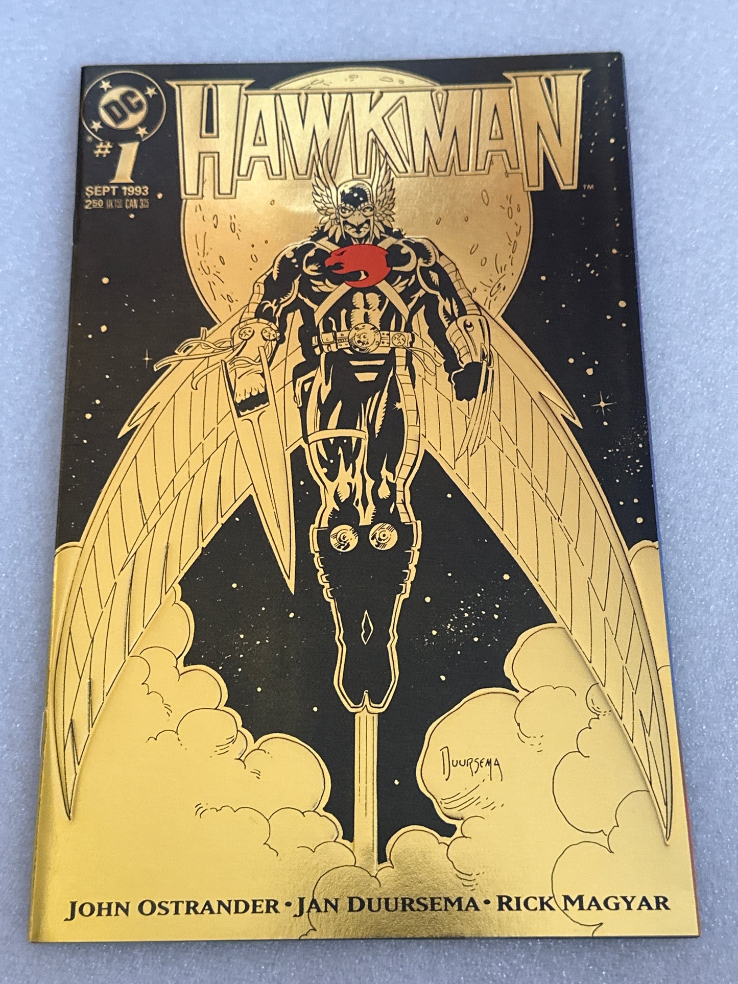 Hawkman #1 Gold Foil DC 1993