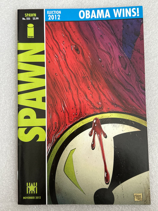 Spawn #225 Obama Wins! Watchman Homage Image 2012