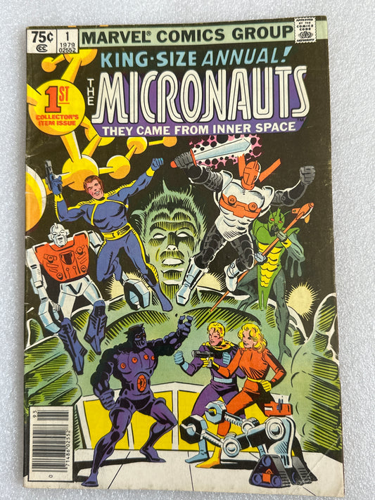 Micronauts King-Size Annual #1 Marvel 1979