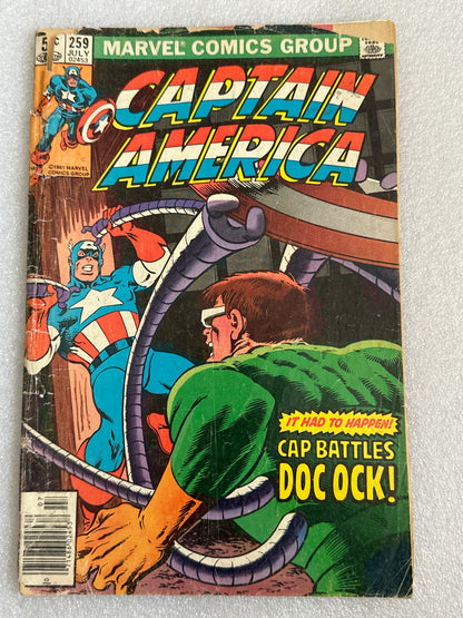 Captain America #259 Marvel 1981