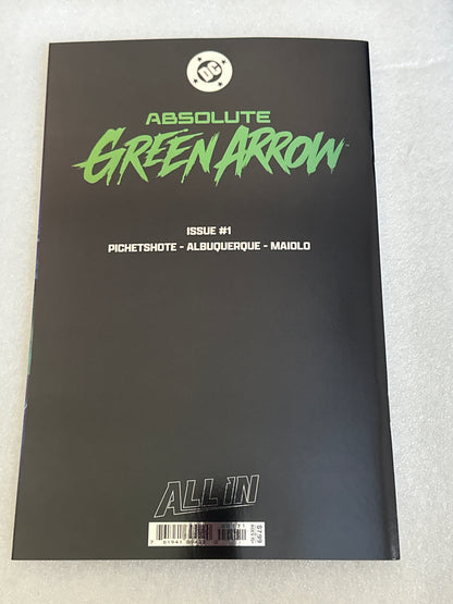 Absolute Green Arrow #1 Foil Logo Variant DC 2026