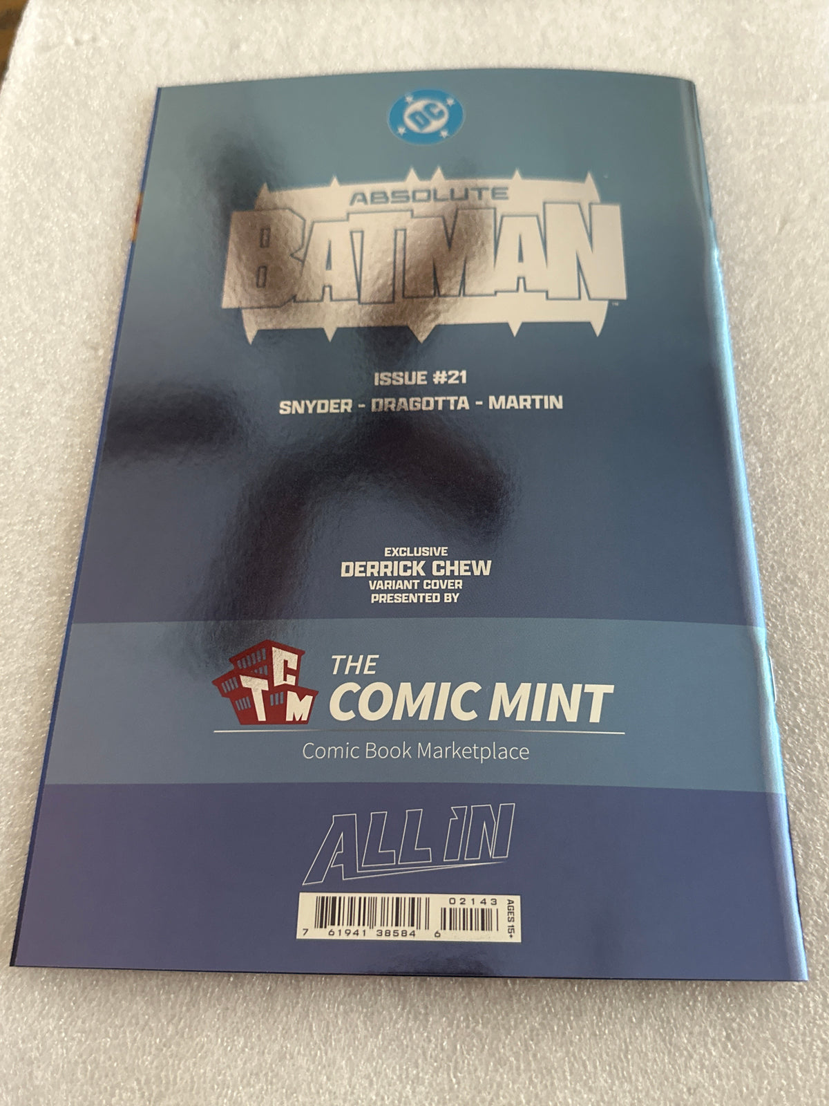 Absolute Batman #21 Derrick Chew Foil Variant TCM DC 2026