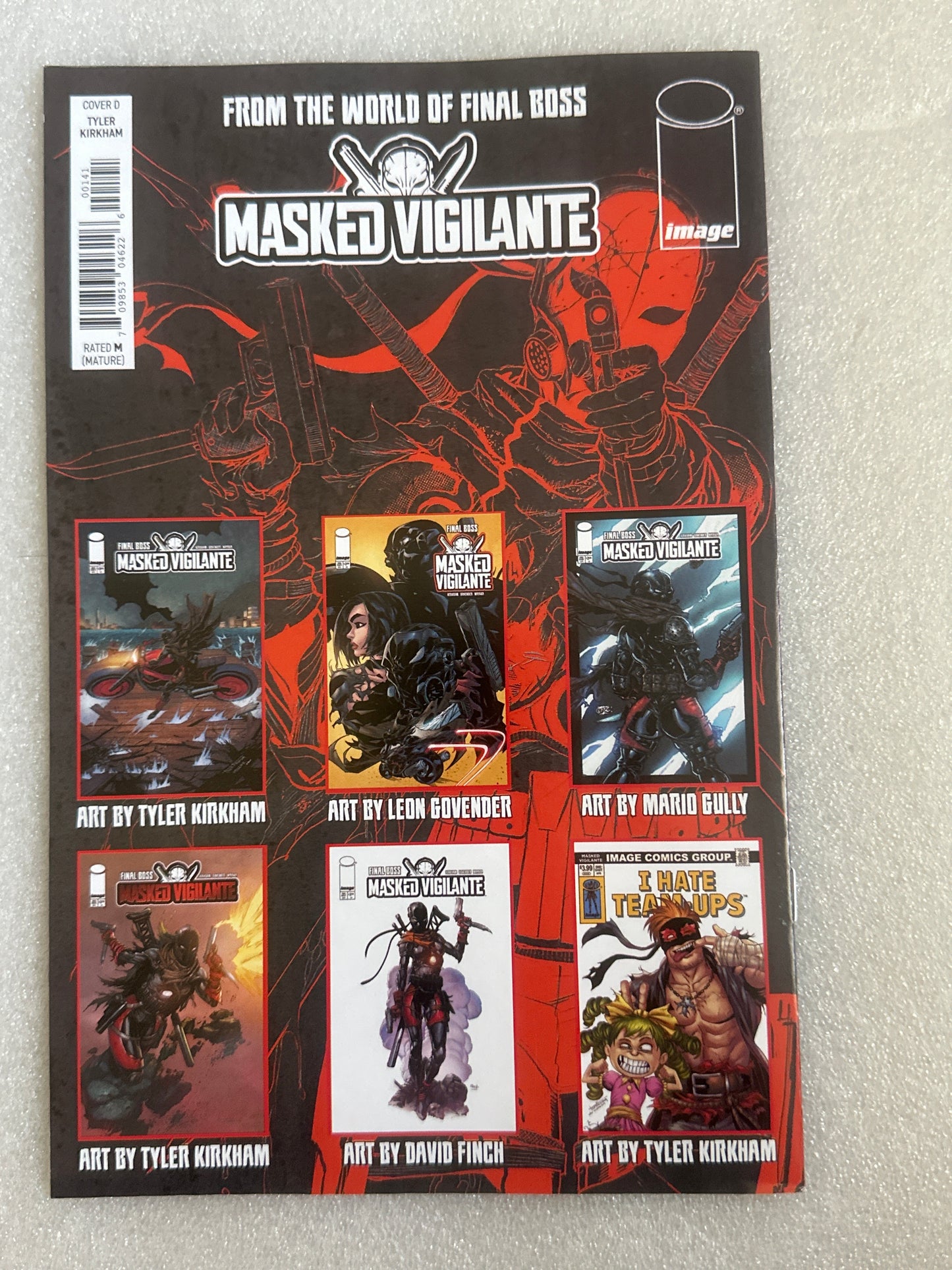 Final Boss Masked Vigilante One-Shot 1:25 Variant Image 2026