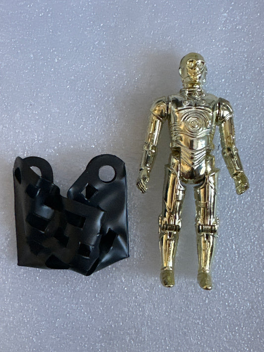 C-3PO Removeable Limbs w/Net 1982 Kenner Star Wars Figure