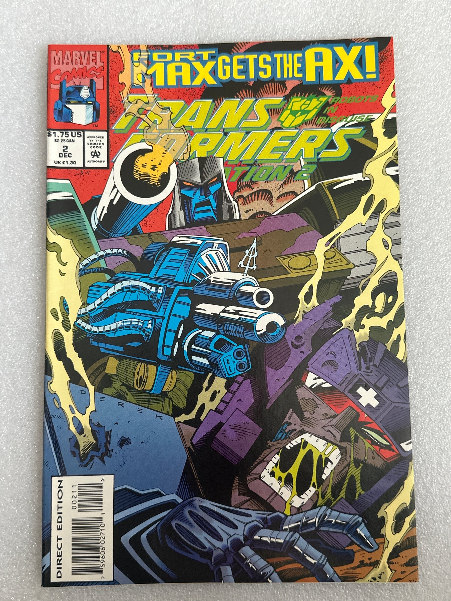 Transformers Generation 2 #2 Marvel 1993