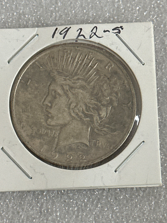 1922 S Morgan Silver Dollar