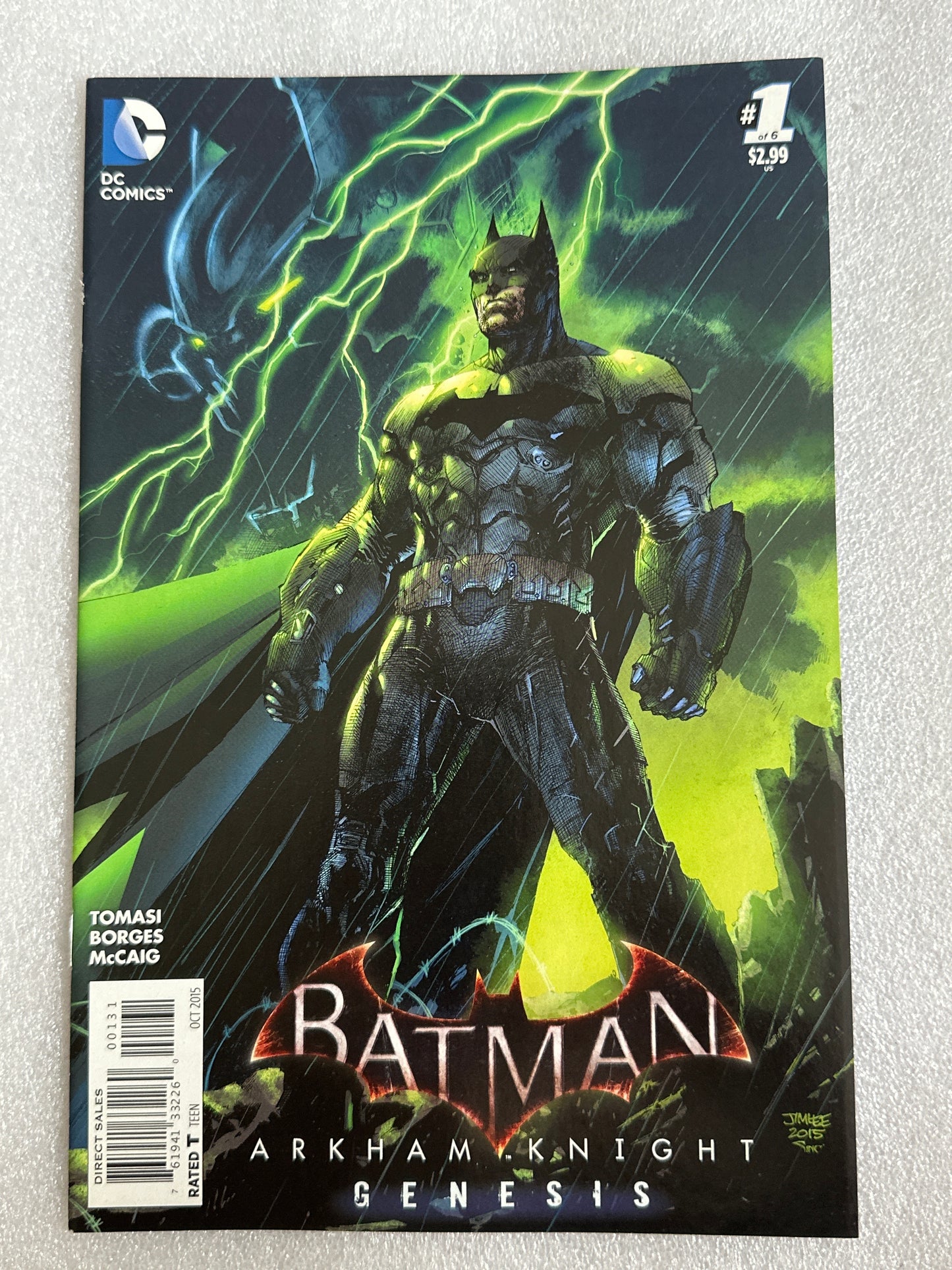 Batman Arkham Knight Genesis #1 Jim Lee Variant DC 2015