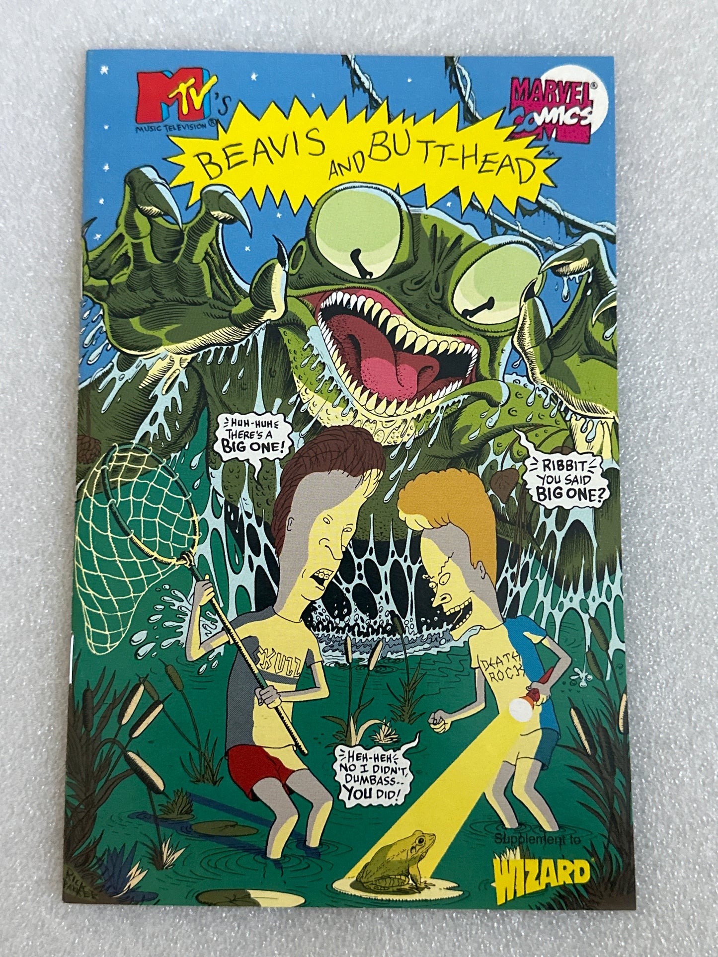 MTV's Beavis And Butt-Head Wizard Ashcan Marvel 1995