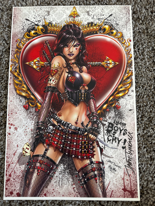 I Make Boys Cry Print by Jamie Tyndall Signed