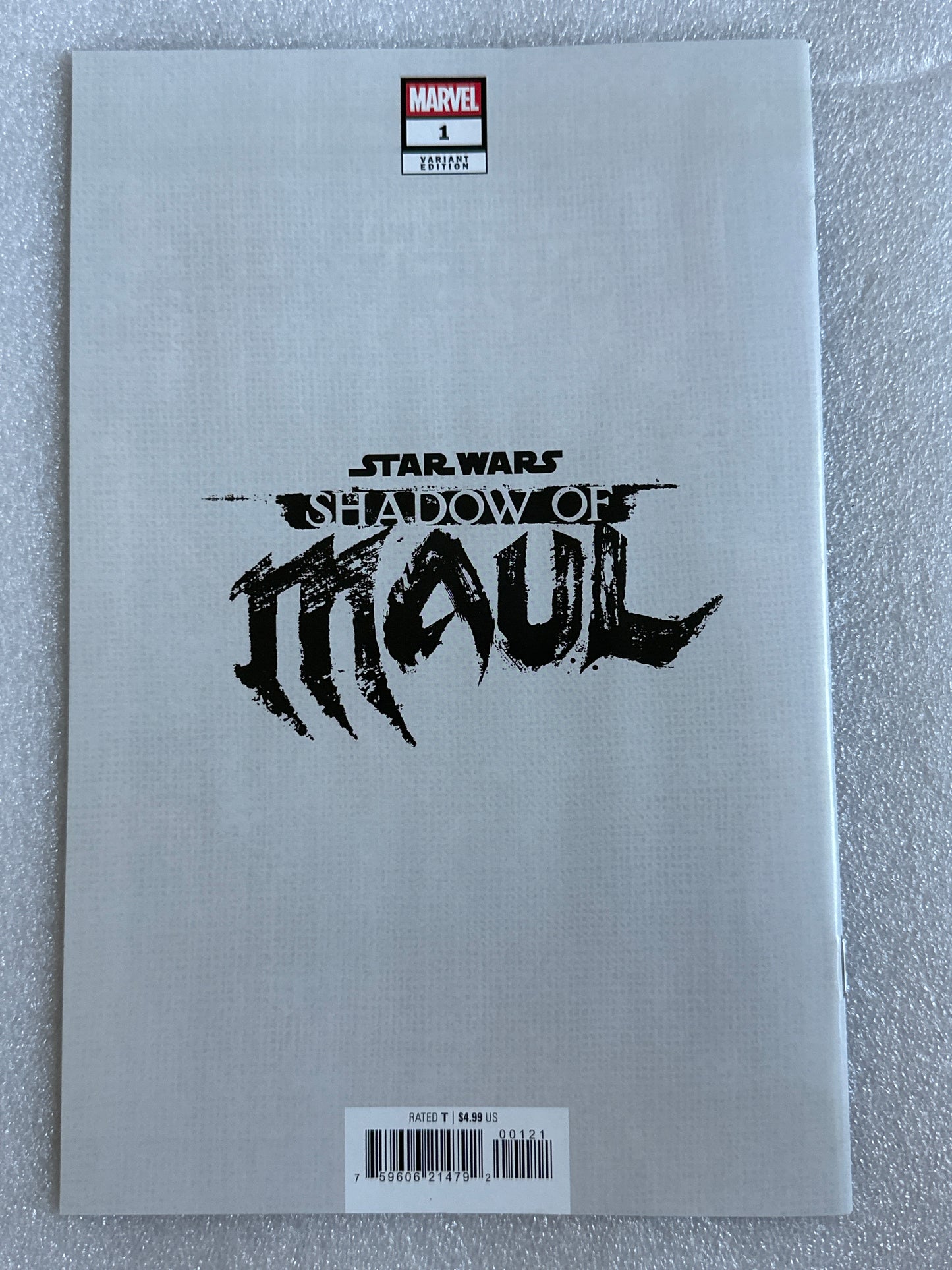 Star Wars Shadow of Maul #1 Virgin Variant Marvel 2025