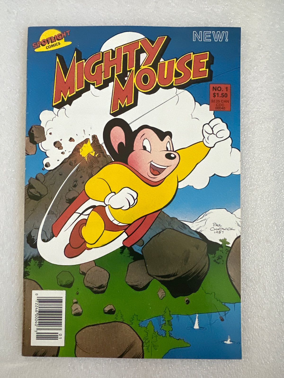 Mighty Mouse #1 Spotlight Comics 1987
