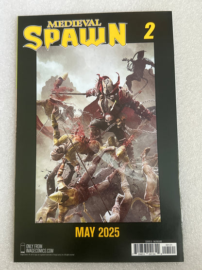 Midieval Spawn #1 B&W variant Image 2025