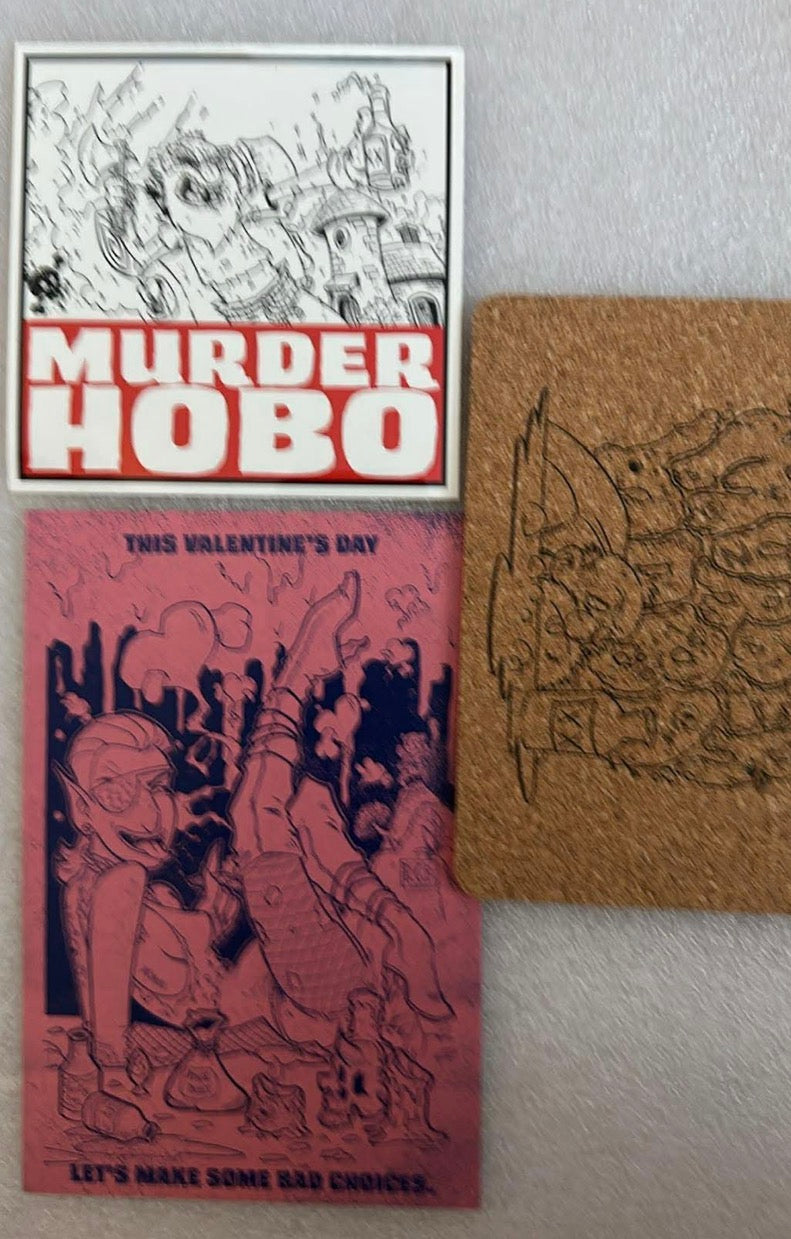 Murder Hobo #1 Kickstarter Ashcan with swag RGB 2023