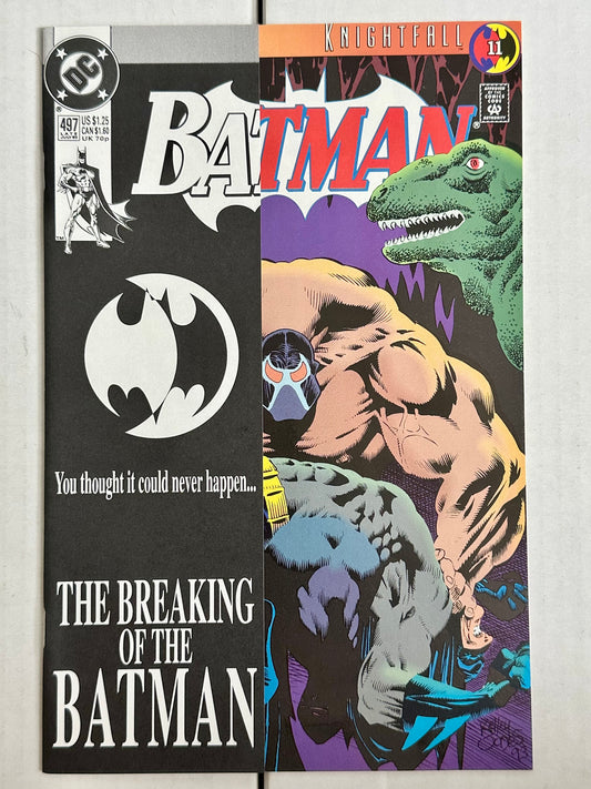 Batman 497 Direct flip cover DC 1993
