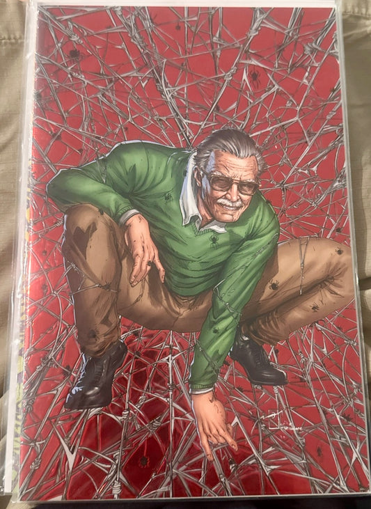 Tribute Stan Lee Red Foil Virgin 11/75 Tidalwave