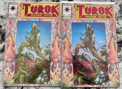 Turok Dinosaur Hunter #1 Gold Error Chromium Valiant 1993