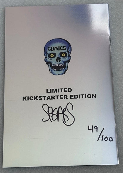 Mark Spears: Monster and the Wolf #1H Kickstarter Black Friday Chrome Foil Signed Ltd 100