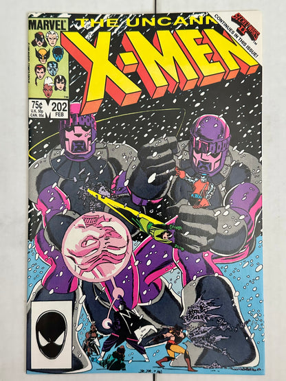 The Uncanny X-Men #202 Marvel 1986