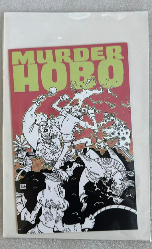 Murder Hobo #1 Kickstarter Ashcan with swag RGB 2023