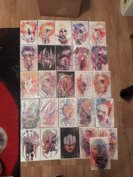 Something is Killing the Children #1-25 David Mack Virgin Variant Cover Set plus #25 ComicTom Variant Boom! 2022