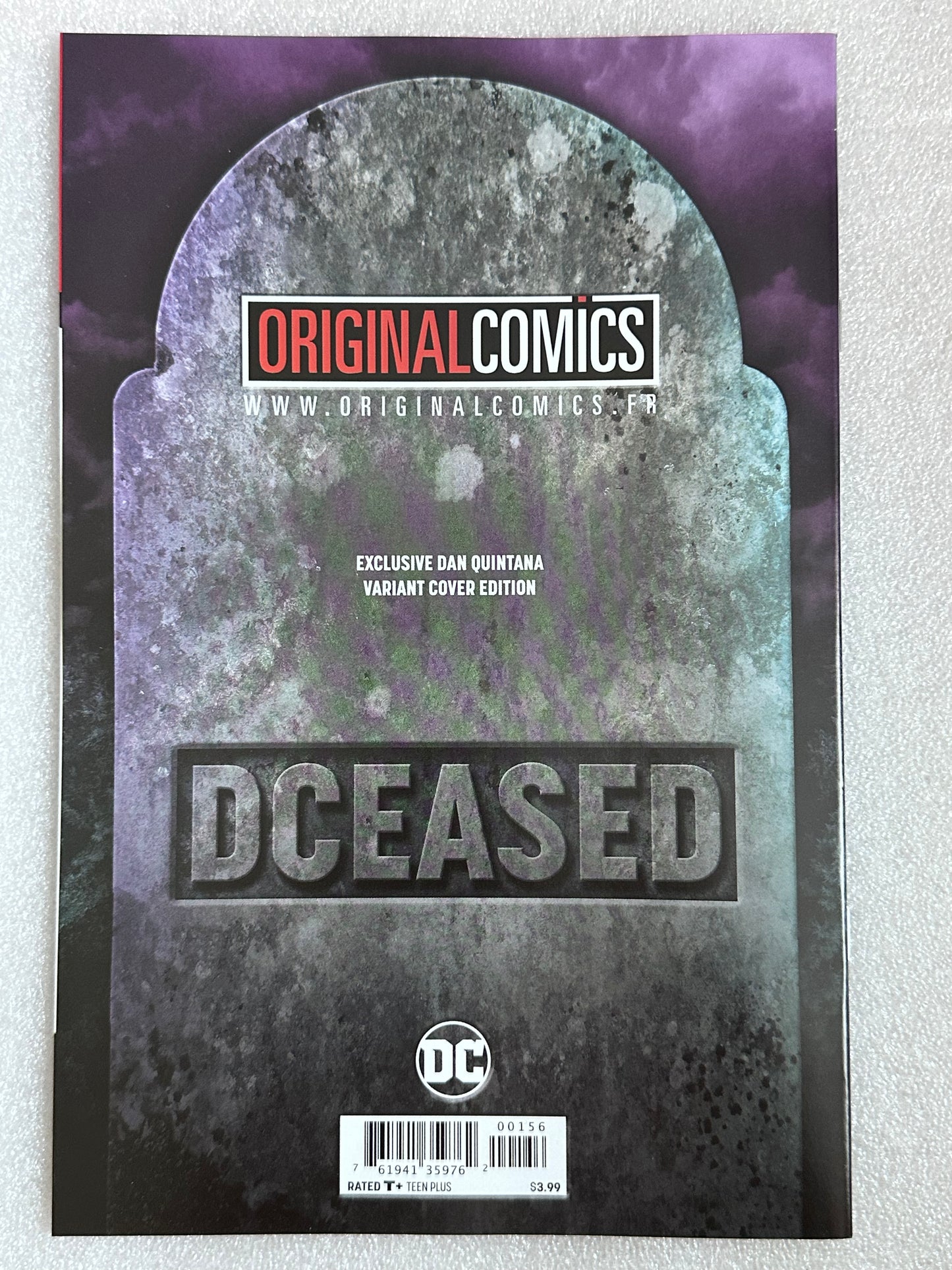 DCeased #1 Dan Quintana Limited Comix Variant DC 2019