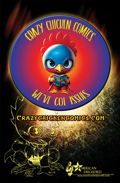 Crazy Chicken Comics Exclusive Fred A.Scare’s Creature Collection Flashback Edition Trade Dressing