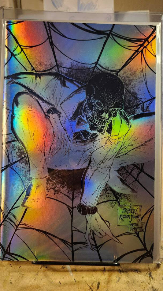 Shelby Robertson’s Fred A Scare’s Creature Collection Skull Virgin Negative Foil Edition