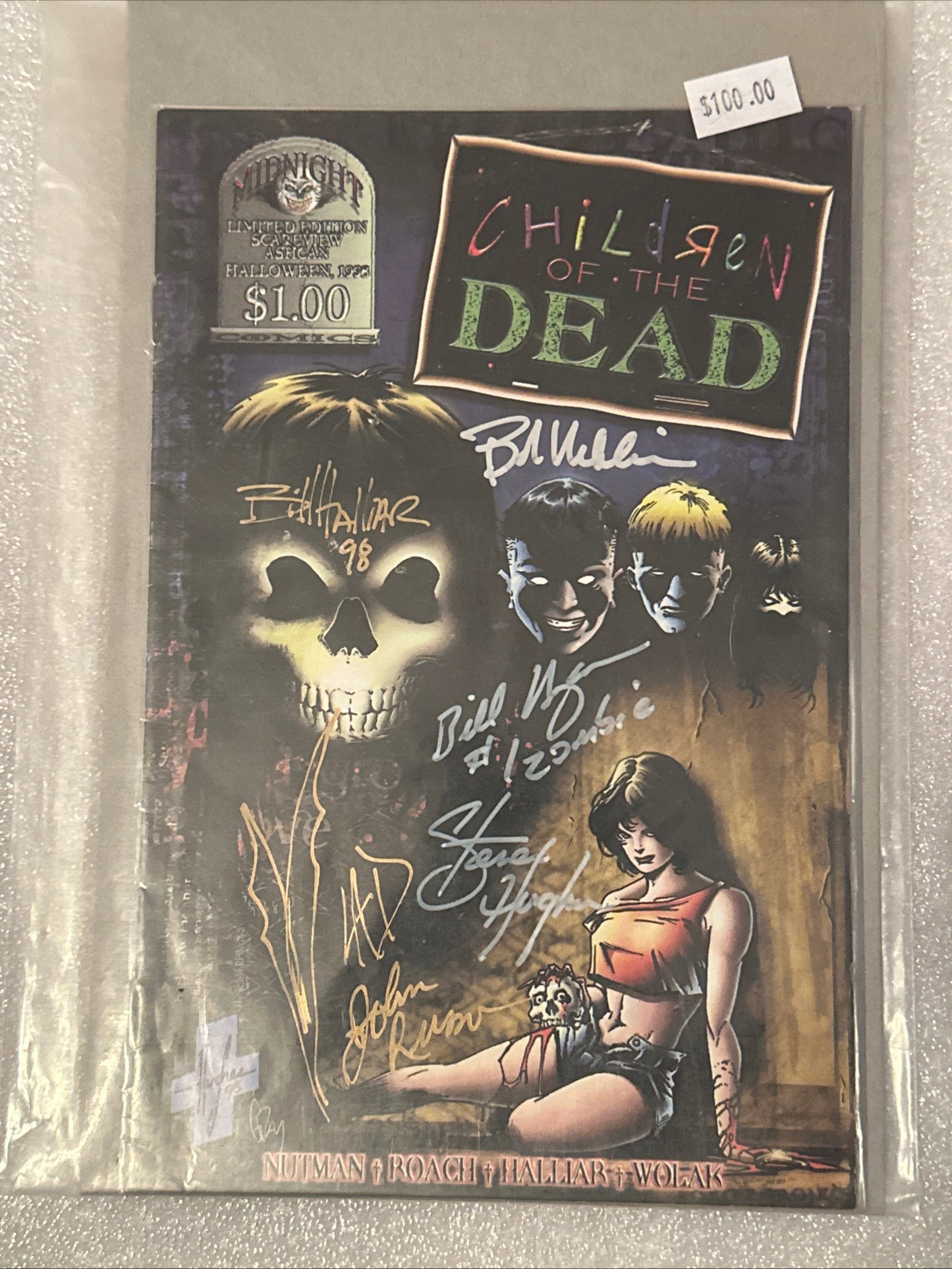 Children of the Dead ashcan multiple signatures