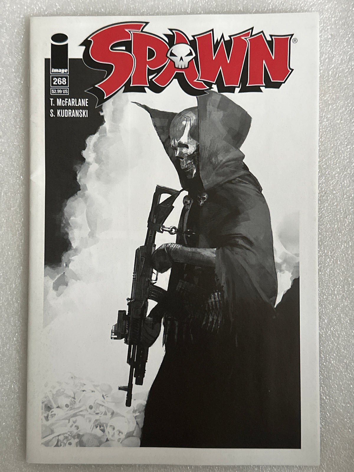Spawn #268 Black & White Variant Image 2016