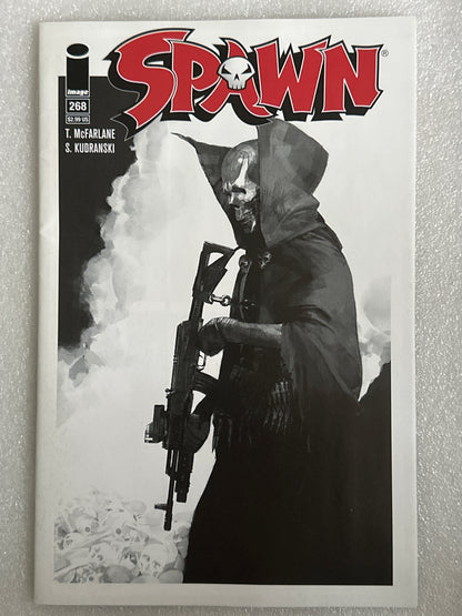 Spawn #268 Black & White Variant Image 2016
