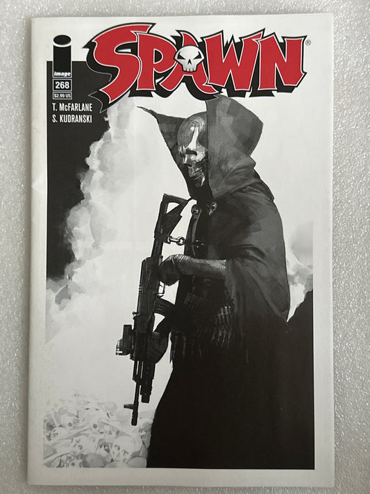 Spawn #268 Black & White Variant Image 2016