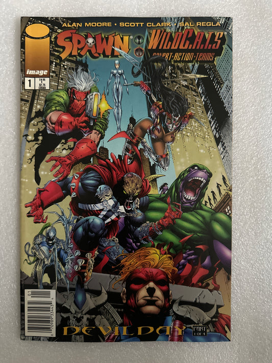 Spawn Wild CATS #1 Newsstand Image 1995