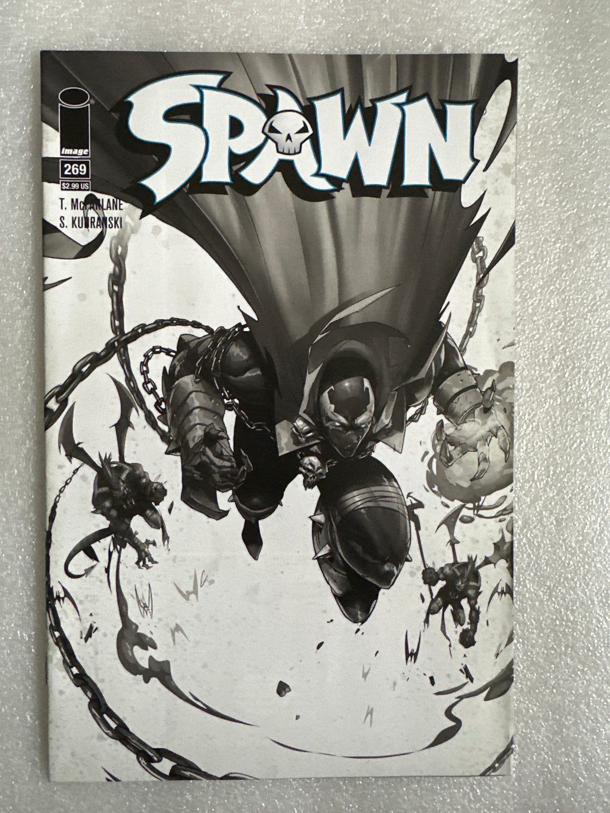 Spawn #269 Black & White Variant Image 2017