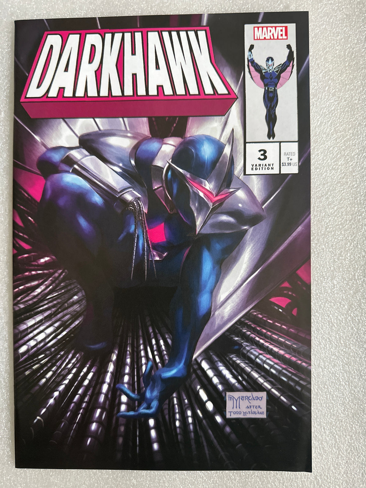 Darkhawk #3 SM1 Homage Variant Marvel 2021