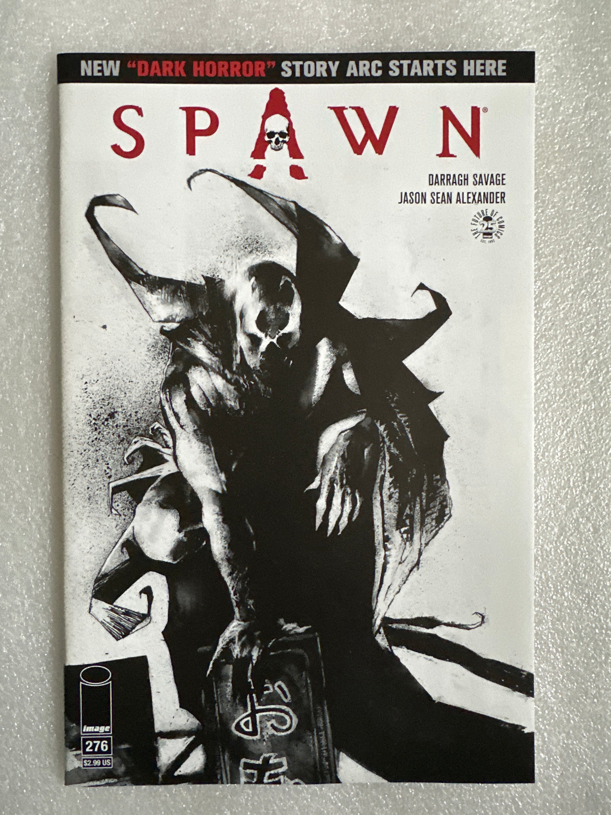 Spawn #276 Black & White Variant Image 2017