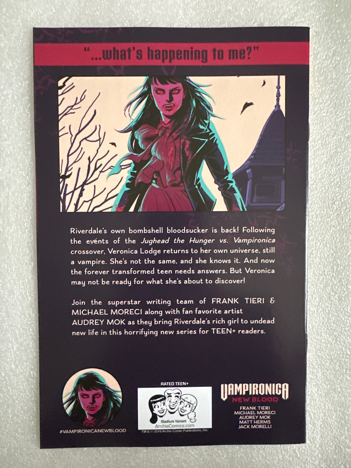 Vampironica New Blood #1 SM1 Homage Variant Archie Comics 2020