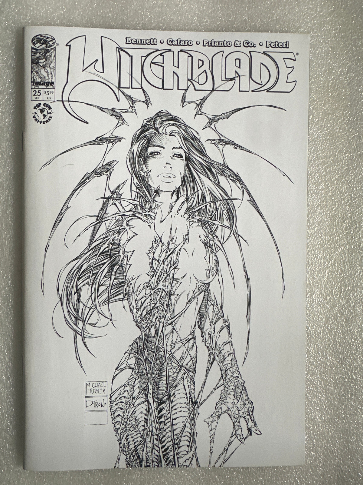 Witchblade #25 Turner B&W Variant Image Comics 2026