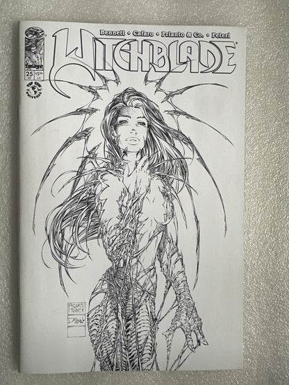Witchblade #25 Turner B&W Variant Image Comics 2026