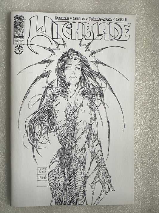 Witchblade #25 Turner B&W Variant Image Comics 2026