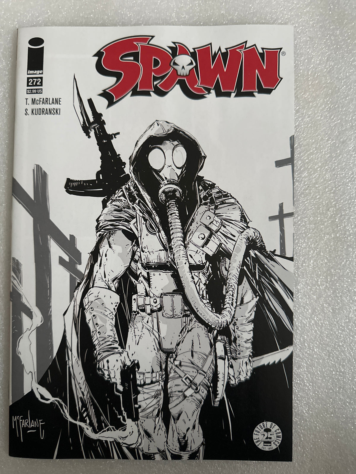 Spawn #272 Black & White Variant Image 2017