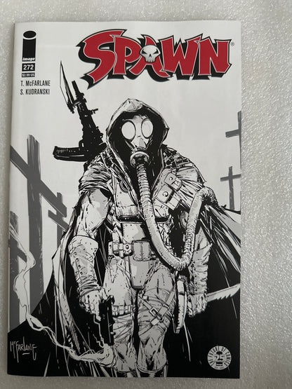 Spawn #272 Black & White Variant Image 2017