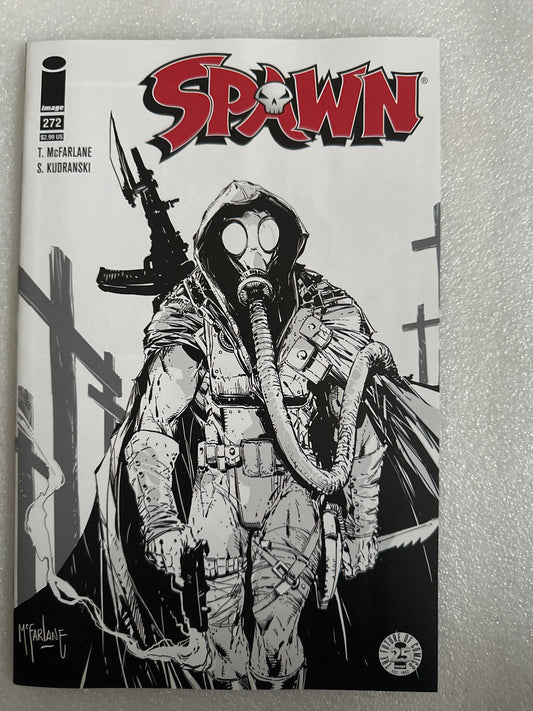 Spawn #272 Black & White Variant Image 2017